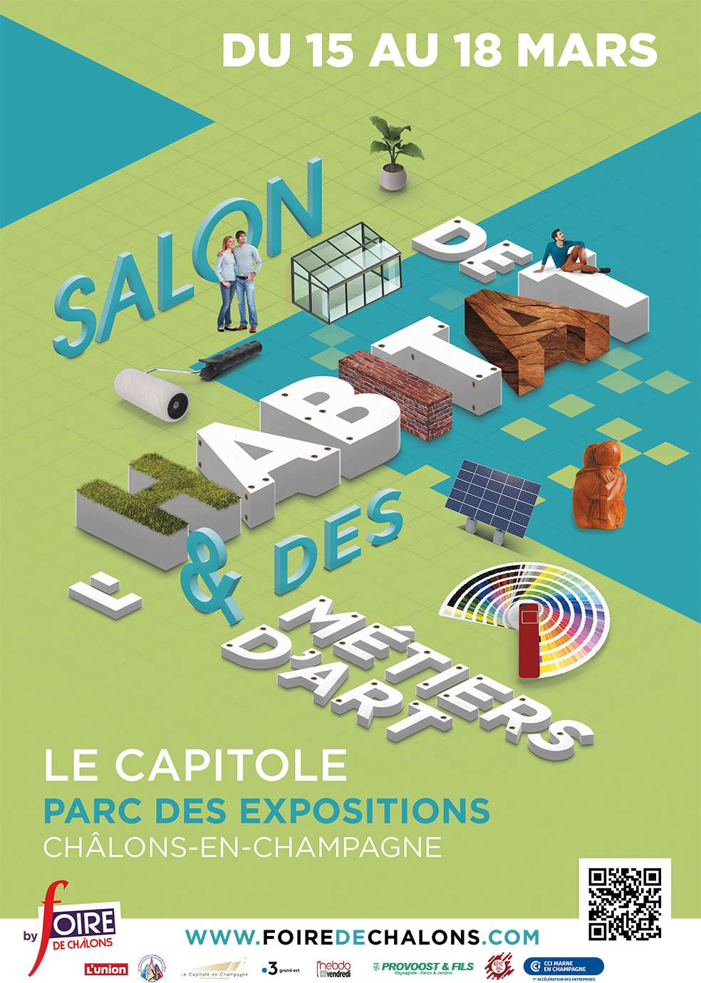 Salon de l’Habitat et des métiers d’art à Châlons le 7 mars 2025